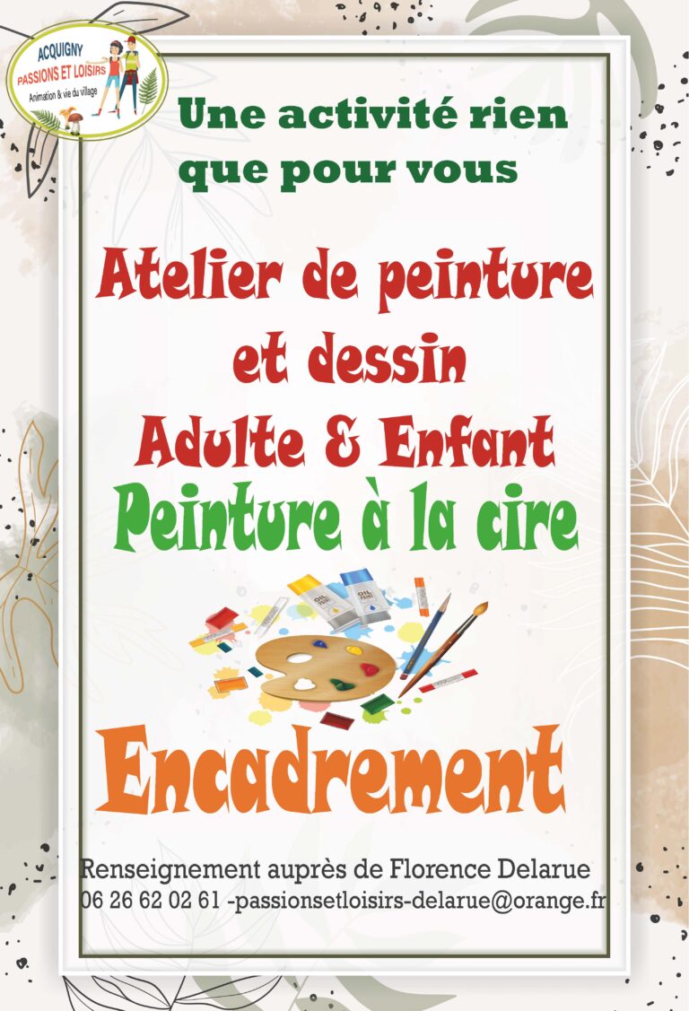 ATELIER DE PEINTURE ENFANTS