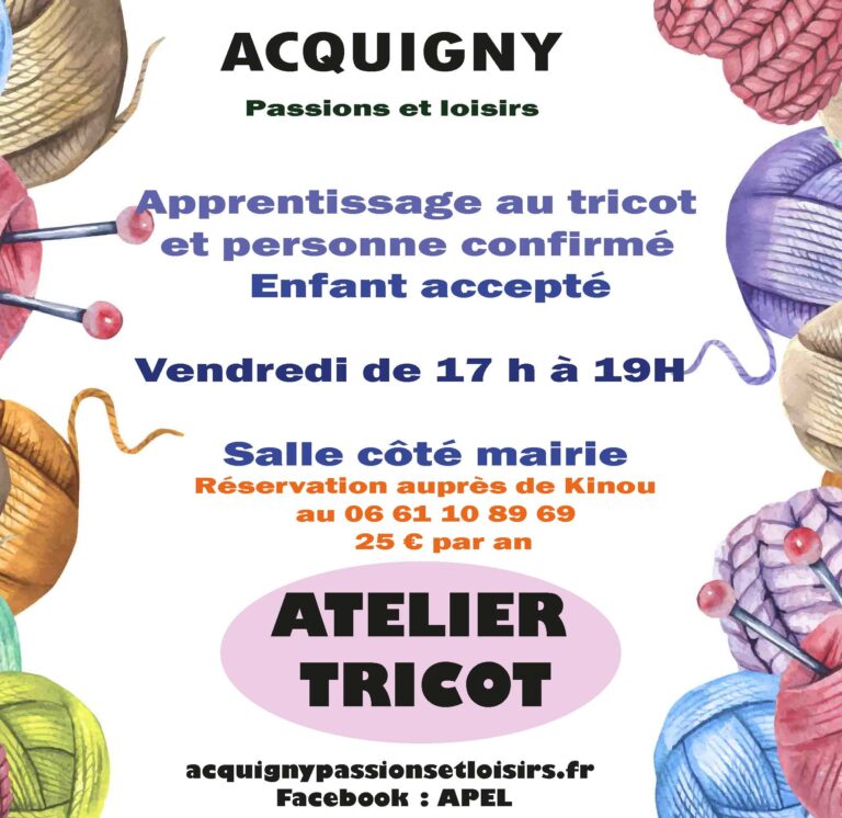 APRRENDRE LE TRICOT